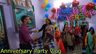 दाज्यु की Anniversary Party मे खूब डांस किया 🕺💃 | Anniversary party Vlog | Chandan Kaira pahadilife