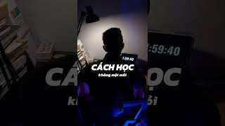Cách học không mệt mỏi | Biquyetdodaihoc #shorts