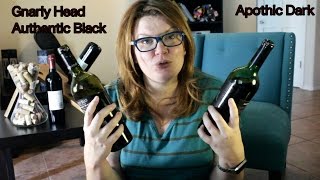 Wine Review: Gnarly Head Authentic Black vs. Apothic Dark