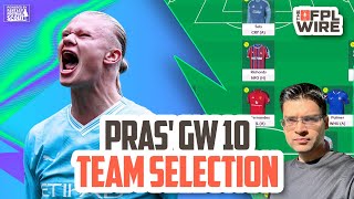 Pras Gameweek 11 Team Selection Fpl Wire Fantasy Premier League Tips