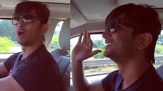 Sushant Singh Rare & Unseen Video Of Enjoying Road Trip With Friends