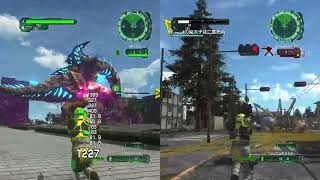 【EDF6】週末なので嫁と画面分割で遊ぶ【地球防衛軍6】