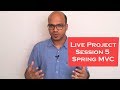 Live Project Session 5 | Spring MVC