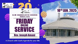 FRIDAY SERVICE || 10/01/2025 || TOPIC:NO DWELLING AT THE JUNCTION. || REV. JOSEPH AMANI