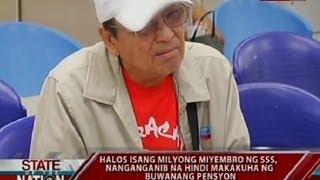 SONA:  Halos isang milyong miyembro ng SSS, nanganganib na hindi makuha ang buwanang pensyon