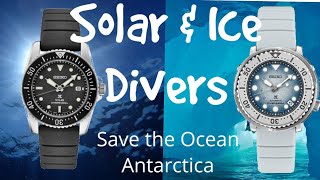 Seiko Save the Ocean Antarctica Autos and Solar 38mm Divers