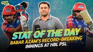 STAT OF THE DAY - BABAR AZAM'S RECORD-BREAKING INNS AT HBL PSL