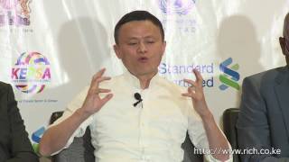 High Level Roundtable with Jack Ma, Founder Alibaba Group, Panel Discussion, Nairobi Kenya.