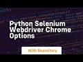 python selenium webdriver chrome options