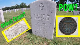 Who Was The First Person Buried Here - Ex- Prisoner of War - Biloxi National Cemetery Mississippi