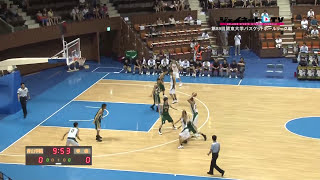 関東大学バスケ2013リーグ戦、青山学院大学vs専修大学