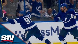 Lightning's Steven Stamkos Pounces On Rebound To Even Game 6 vs. Maple Leafs