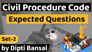 Civil Procedure Code Expected Questions Set 2 for Haryana Judiciary Exam 2021, Punjab Judicial Exam