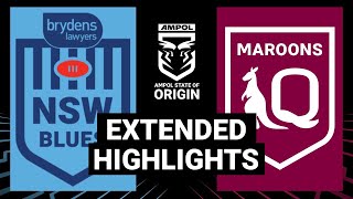 State of Origin 2020 | Game 1 | Extended Highlights | NRL