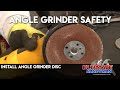 Install angle grinder disc | Angle grinder safety