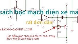 học điện xe máy (chuyển điện soay chiều thành dòng điện 1 chiều rất đơn giản)