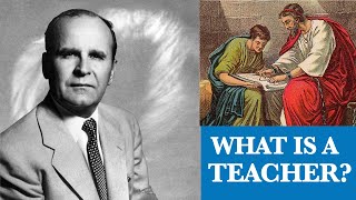 TEACHER: What is a Teacher in the Five Fold Ministry? William Branham's Teaching Rain, Joel 2:23