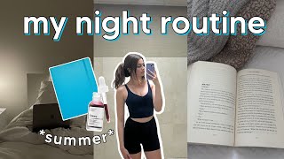 SUMMER NIGHT ROUTINE 2022: workout, my skincare & pamper routine, omegle w/friends & more!