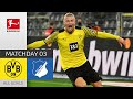 Haaland Shines in Crazy Last Minutes! | Borussia Dortmund - TSG Hoffenheim 3-2 | All Goals | MD 3