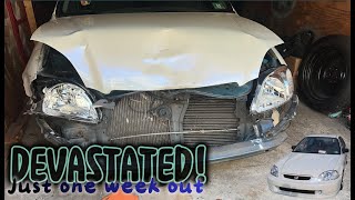 Wrecked my Ek, one week after build...