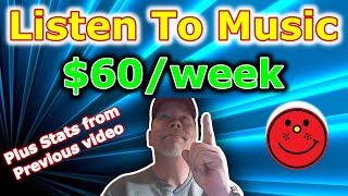 Get Paid $60 Per Week | Make Money Listening To Music [Paypal] (earn money online)