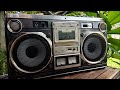 80s hitachi vintage boombox trk 8180 rare