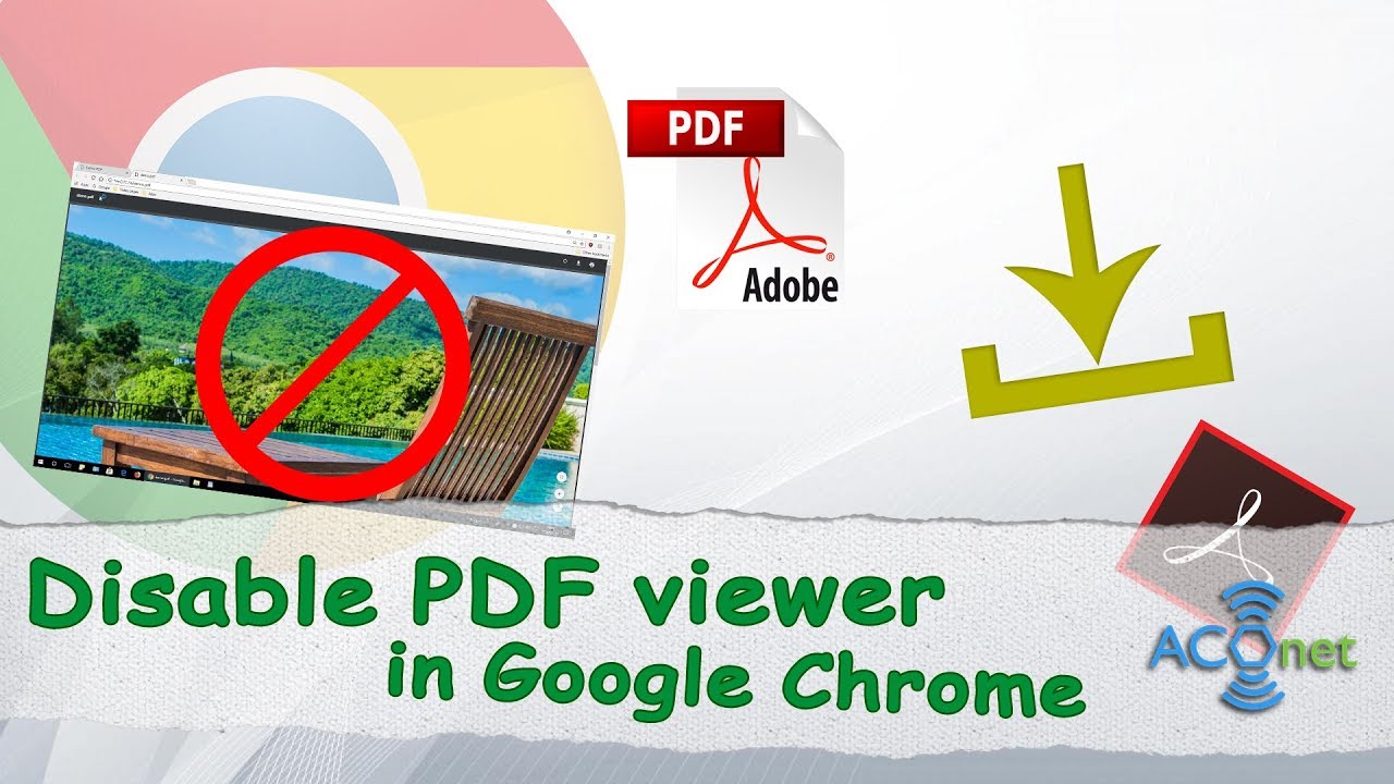 How To Disable PDF Viewer In Google Chrome Web Browser - YouTube