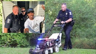 Meet the man who's traveling the country mowing lawns for free