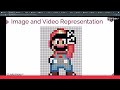 binary representation in digital images and videos