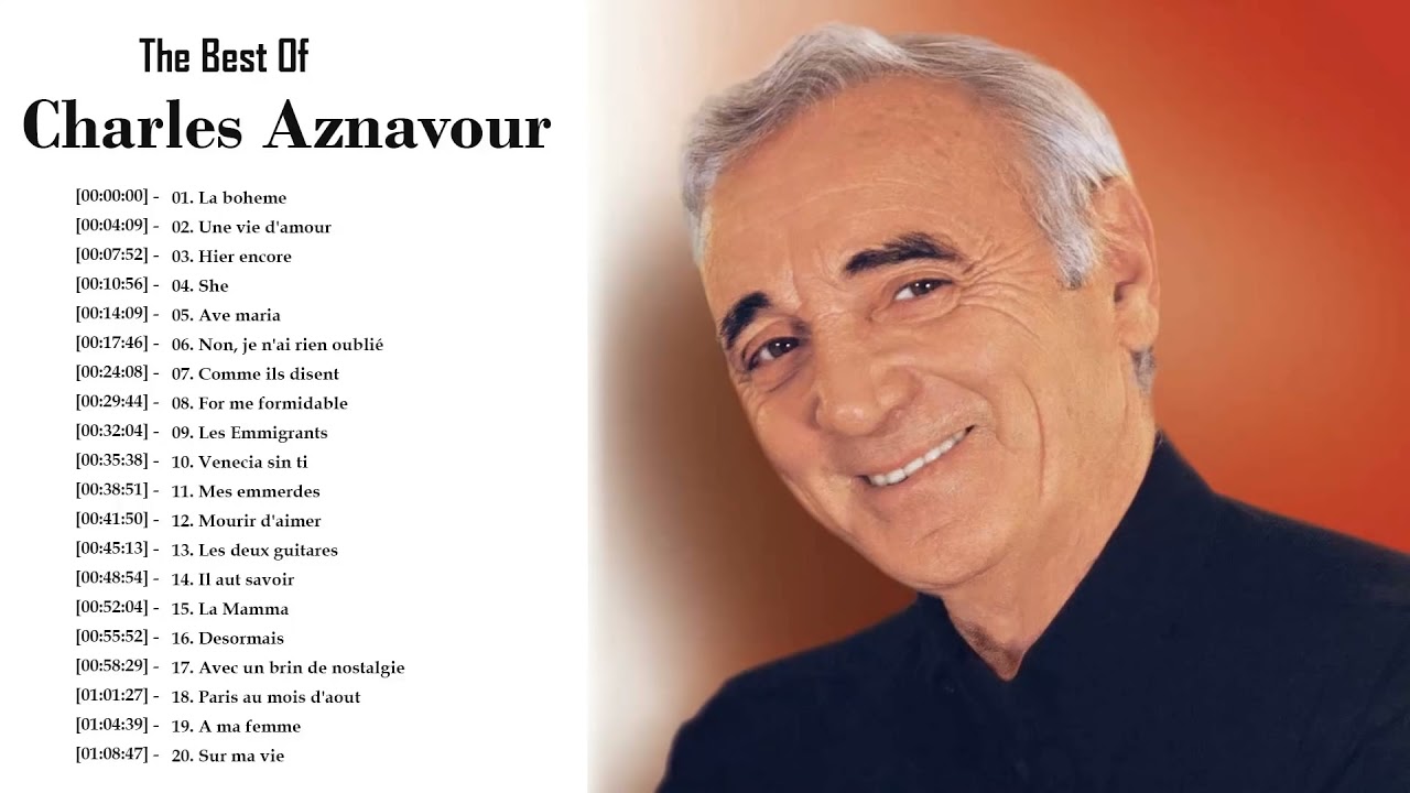 The Best Of Charles Aznavour - Charles Aznavour Greatest Hits Full ...