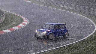 Nordschleife 24 04 2016 NÜRBURGRING + SNOW = LOTS OF SLIPPERY ACTION! Touristenfahrten Nürburgring