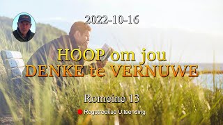 HOOP om jou DENKE te VERNUWE | 10h15 Diens | Stilbaai NG Gemeente