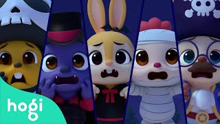 Five Little Monsters Jumping on the Grave | Compilation | Sing Along for Kids | Pinkfong & Hogi