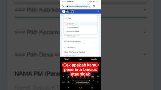 Cek disini! apakah kamu penerima bansos atau tidak