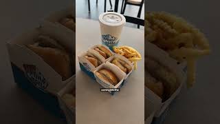 MY FIRST TIME AT WHITE CASTLE! - #shorts