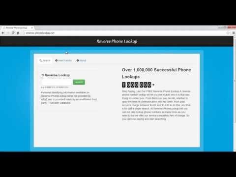 Reverse Phone Lookup With Name Results FREE Work 100% Reverse Phone Lookup With Name Results FREE Work 100%