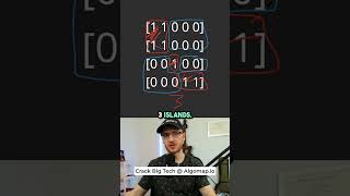 Google Graph Interview Question! Leetcode 200 - Number of Islands