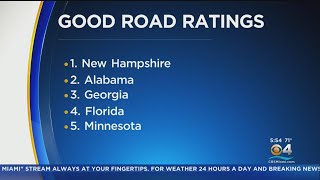 Florida ranks in top 4 for road ratings