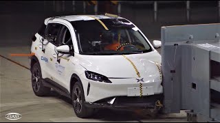 2020 XIAOPENG G3 Electric Car C-IASI Crashworthiness Tests（2020款小鹏汽车G3中保研碰撞测试）