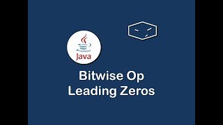 bitwise op leading zeros in java