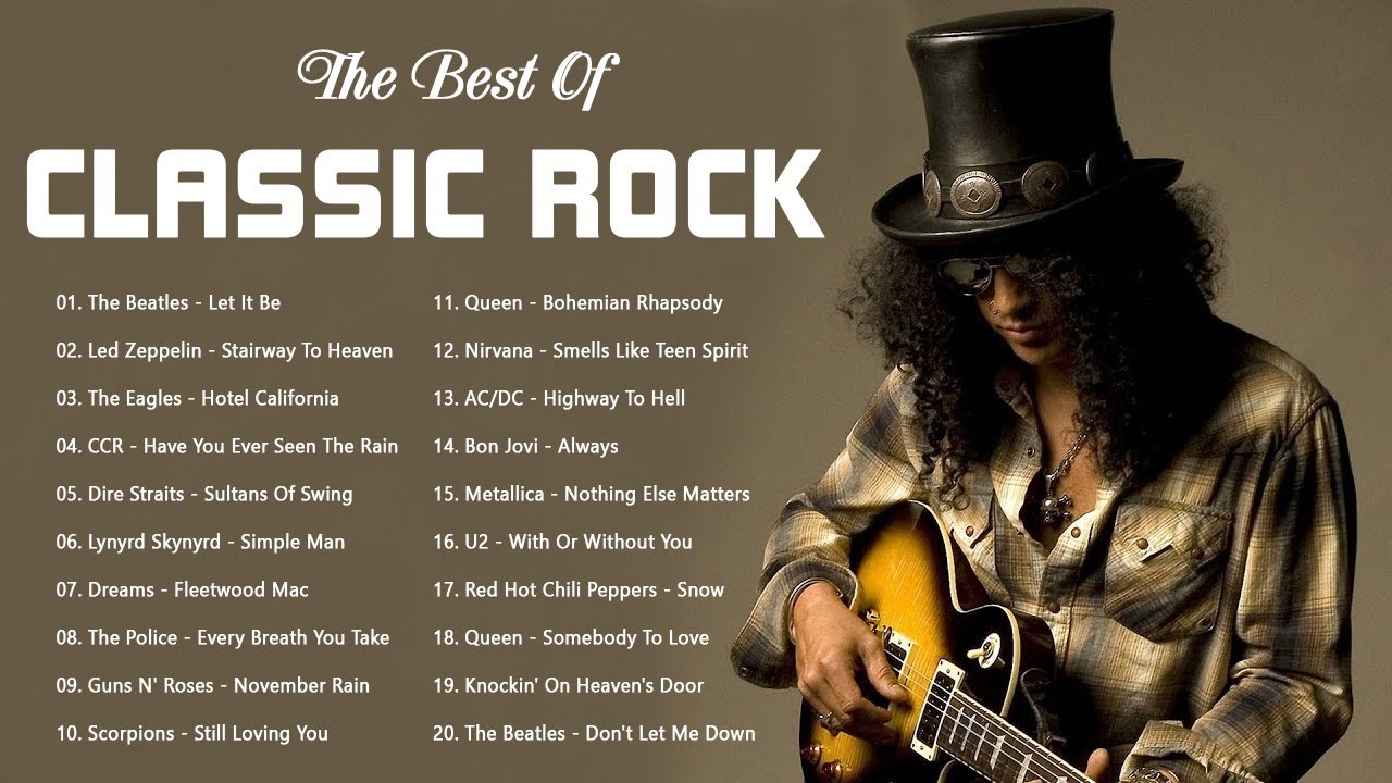 Top 100 Best Classic Rock Of All Time 🔥 Greatest Classic Rock Songs 🔥 ...