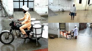 Rainfall in my Village (PUNJAB)💕Rainy Monsoon Season💕Village life of Punjab/Rural Indian lifestyle