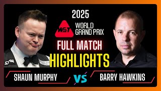 Shaun Murphy vs Barry Hawkins Full Highlights | World Grand Prix 2025 | #snooker2025 | #snooker