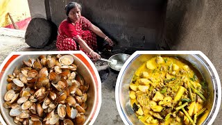 KINGSNAIL  cooking for their lunch menu| rural village India|আজ বাড়িতে খুব সুস্বাদু রেসিপি বানালাম🐌