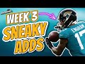 6 Sneaky Waiver Wire Adds For Week 3 II 2022 Fantasy Football