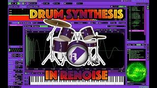 MAKE your own DRUMS in RENOISE!