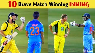 Top 10 Match Winning Knocks in Cricket ll Best ODI Innings in Cricket History ll By The Way