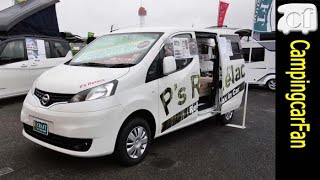 【ピーズリラクス：日産ピーズフィールドクラフト】NV200バネットベースで日常用途にも使えるコンパクトバンコンキャンピングカー