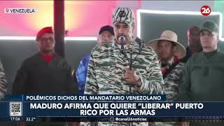 VENEZUELA | Maduro declara que desea “liberar” Puerto Rico mediante el uso de la fuerza