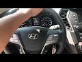 HYUNDAI SANTA FE - Cruise control button location